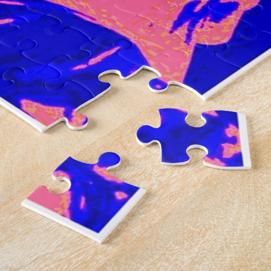 Pop Art Vrijheidsbeeld Legpuzzel (Zijkant)