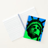 Pop Art Vrijheidsbeeld Notitieboek (Binnen)