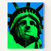 Pop Art Vrijheidsbeeld Notitieboek (Achterkant)