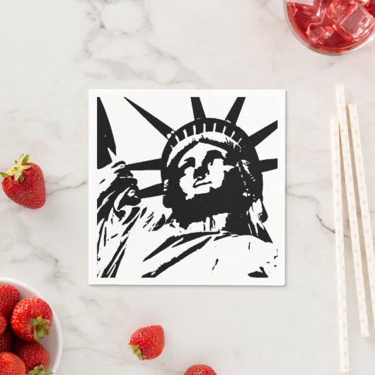 Pop Art Vrijheidsbeeld Servet (Insitu)