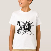 Pop Art Vrijheidsbeeld T-shirt (Voorkant)