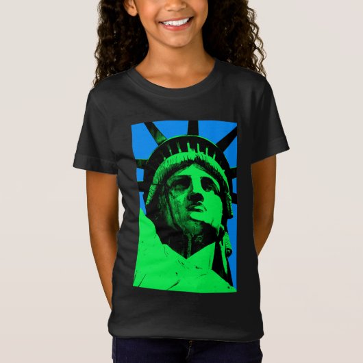 Pop Art Vrijheidsbeeld T-shirt (Voorkant)