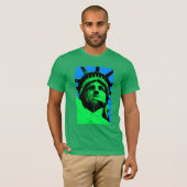 Pop Art Vrijheidsbeeld T-shirt (Voorkant volledig)
