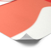 Pop Art Vrouw Portret Gift Poster (Hoek)