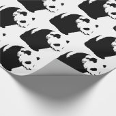 Pop Art Wandelende Panda Kerst Inpakpapier (Hoek)