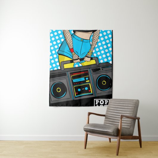 Pop art wandkleed (In situ)