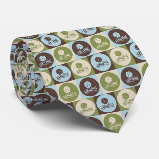 Pop Art Water Polo Stropdas (Opgerold)