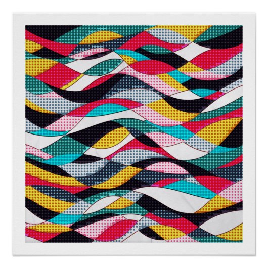 Pop Art Wave Perfect Poster (Voorkant)
