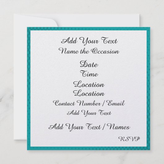 Pop Art Wedding Shower/Birthday Uitnodiging (Achterkant)