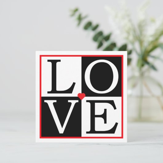 Pop Art Wedding Uitnodiging (Staand voorkant)