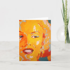 Pop Art Wenskaart - Beroemde mensen Feestdagen Kaart