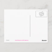 Pop Art Wheel Briefkaart (Achterkant)