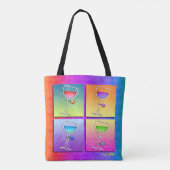 POP ART WIJN TOTE BAG (Achterkant)