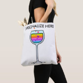 POP ART WIJN TOTE BAG (Dichtbij)