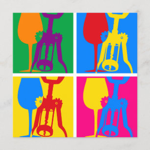 Pop Art Wine Kaart