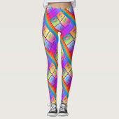 POP ART WINE LEGGINGS (Voorkant)