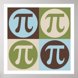 Pop Art Wiskunde Poster