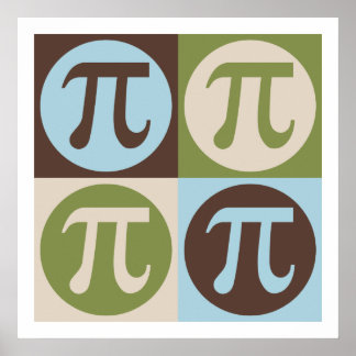 Pop Art Wiskunde Poster