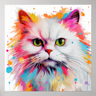 Pop Art Wit Perzisch Poster