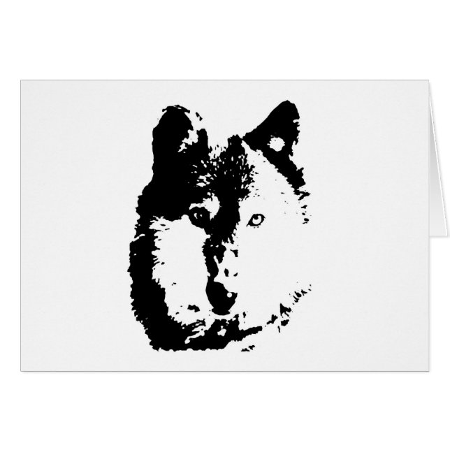 Pop Art Wolf (Voorkant Horizontaal)