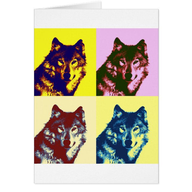 Pop Art Wolf (Voorkant)