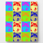 Pop Art Wolf Eyes Fotoplaat (Voorkant)