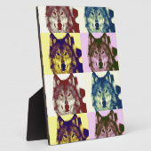 Pop Art Wolf Fotoplaat (Zijkant)
