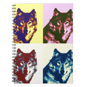 Pop Art Wolf Notitieboek