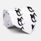 Pop Art Wolf Stropdas (Opgerold)