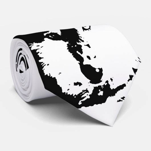 Pop Art Wolf Stropdassen (Opgerold)