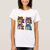 Pop Art Wolf T-shirt (Voorkant)
