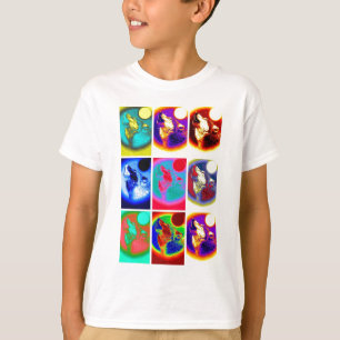Pop Art Wolf T-shirt