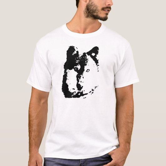 Pop Art Wolf T-shirt (Voorkant)