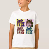 Pop Art Wolf T-shirt (Voorkant)