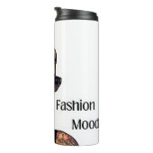 Pop Art Woman Fashion Mood Thermosbeker (Geroteerd rechts)