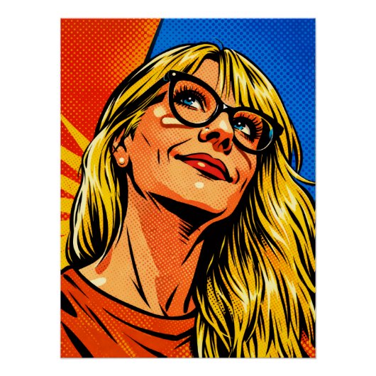 POP ART WOMAN PERFECT POSTER (Voorkant)