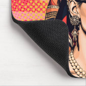 Pop Art Woman – Retro Chic Muismat (Hoek)