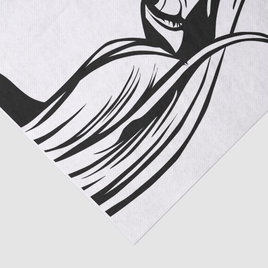 Pop Art Woman Tissue Paper Tissuepapier (Detail)