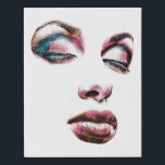 Pop Art Womans Face Gold Makeup schoonheid Abstrac Imitatie Canvas Print<br><div class="desc">Pop Art Vrouwen Gezicht Gouden Make-up Beauty Abstract Faux Canvas Print</div>