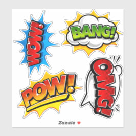 Pop Art Wow Bang OMG Pow! Sticker