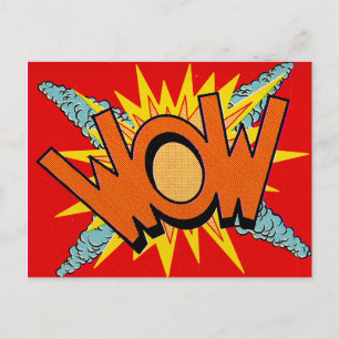 Pop Art   WOW   BRIEFKAART