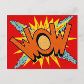 Pop Art | WOW | BRIEFKAART (Voorkant)