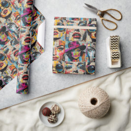 Pop Art Wrapping Paper Cadeaupapier