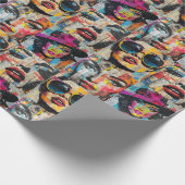 Pop Art Wrapping Paper Cadeaupapier (Hoek)