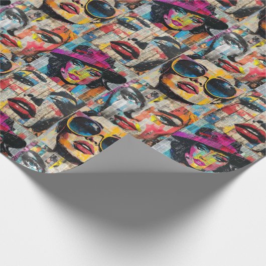 Pop Art Wrapping Paper Cadeaupapier (Hoek)