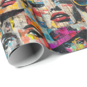 Pop Art Wrapping Paper Cadeaupapier (Rol Hoek)