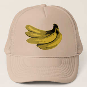 Pop Art Yellow Banana Graphic Trucker Pet