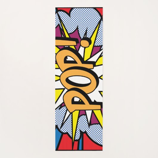 Pop Art Yoga Mat (Achterkant)