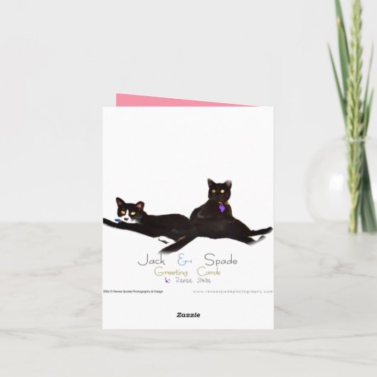 Pop-art Yorkie Kaart (Achterkant)