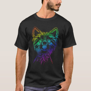 Pop Art Yorkshire Terrier Hondenliefhebber Yorkie T-shirt